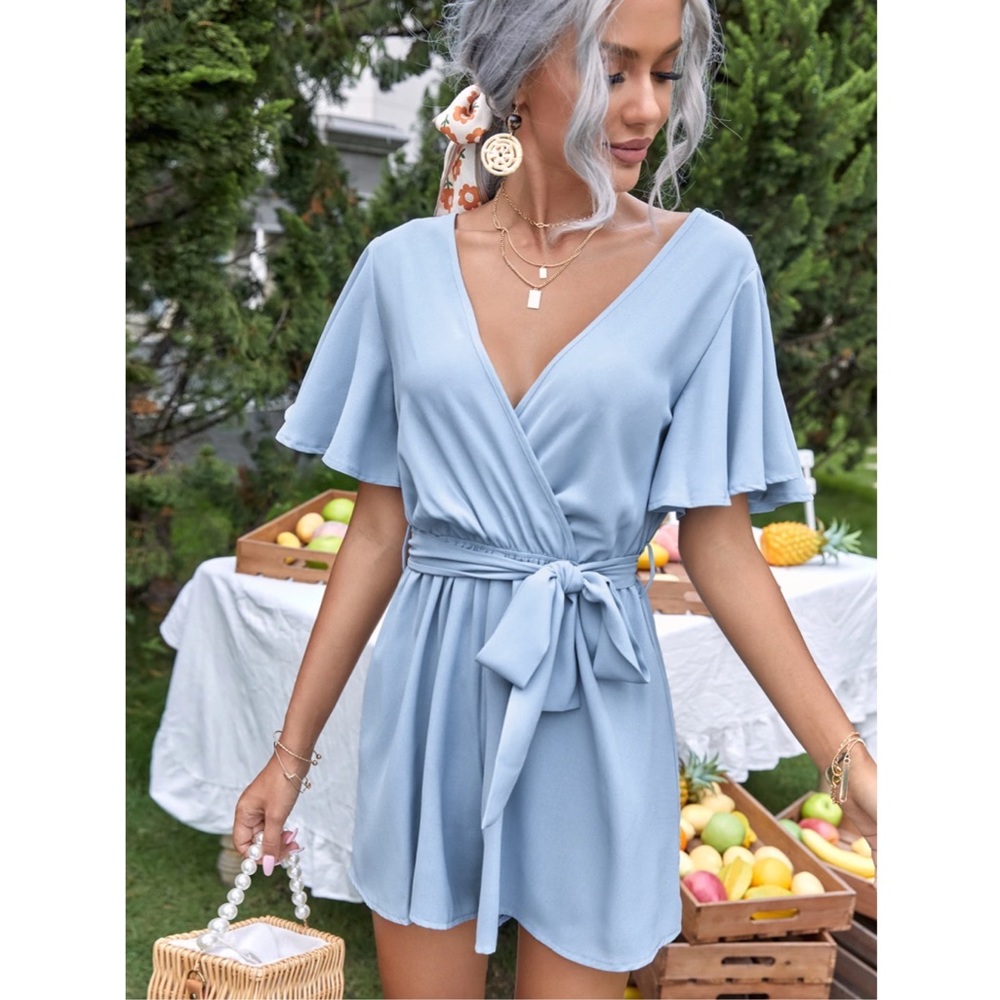Twist Back Romper - Picture 11 of 16